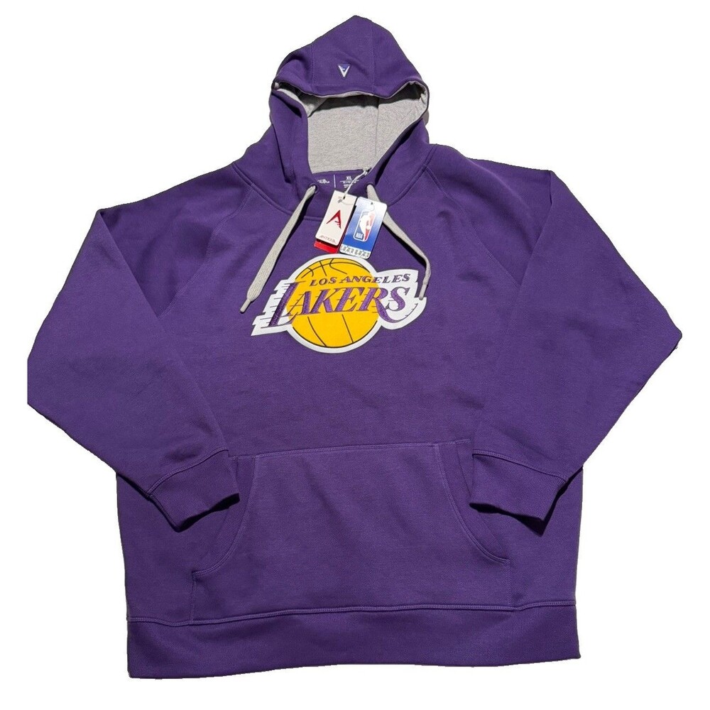 Antigua L.A. Lakers Team Logo Victory Hood Pullover Hoodie Size XL Men’s New